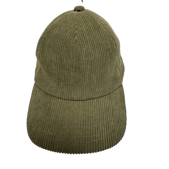 Women's Sonoma Green Curvre Brim Corduroy Baseball Cap Hat Sporty Adjustable NW - Picture 4 of 7